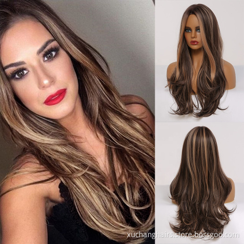 High-Quality Long Straight Elegance Synthetic Wigs